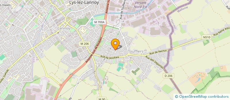 localisation de l'entreprise 902 153 436 à TOUFFLERS
