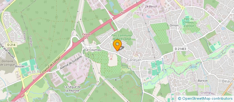 localisation de l'entreprise 902 198 951  à CANEJAN