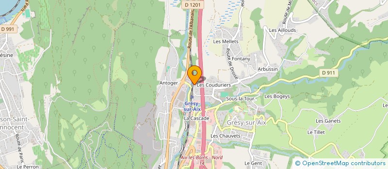 localisation de l'entreprise 902 211 275   GRESY-SUR-AIX