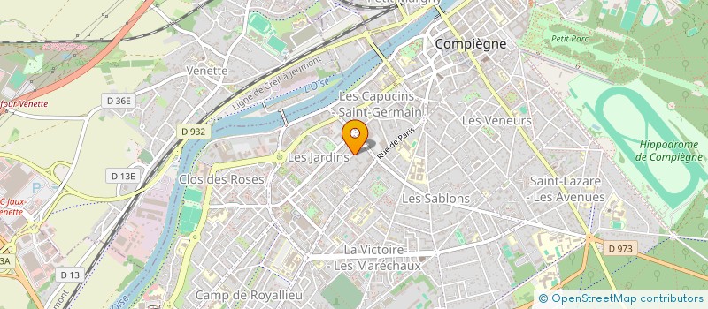 localisation de l'entreprise 902 216 050   COMPIEGNE