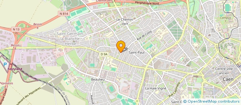 localisation de l'entreprise 902 233 733  à CAEN
