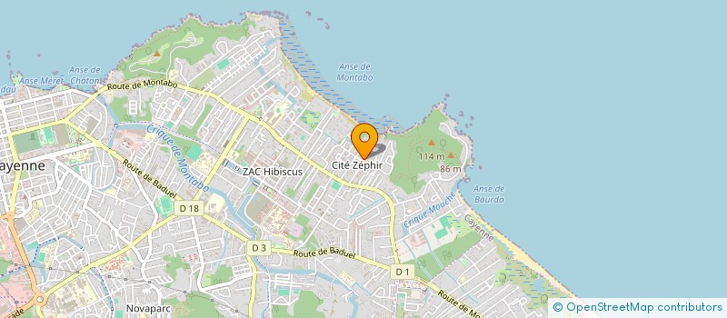 localisation de l'entreprise 902 253 285   CAYENNE