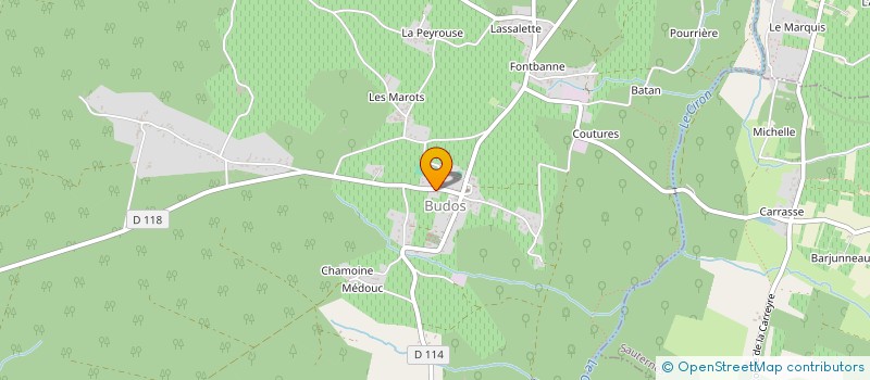 localisation de l'entreprise 902 309 509   BUDOS