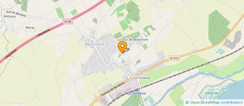 localisation de l'entreprise 902 312 388   BEAUMONT SAINT-CYR