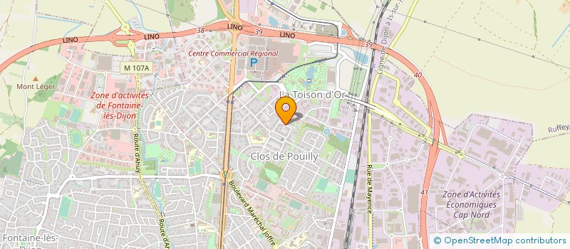 localisation de l'entreprise 902 333 103 à DIJON