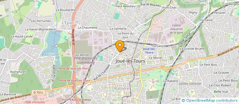 localisation de l'entreprise 902 339 712   JOUE-LES-TOURS