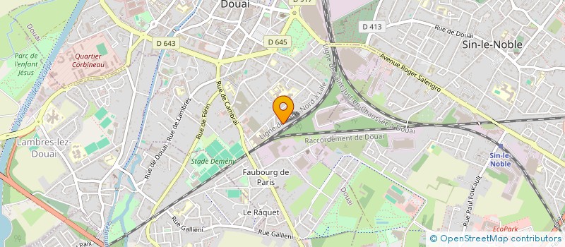 localisation de l'entreprise 902 372 119   DOUAI