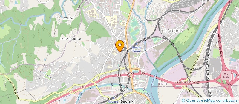 localisation de l'entreprise 902 378 025 à GIVORS