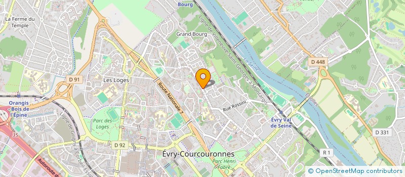 localisation de l'entreprise 902 381 425   EVRY-COURCOURONNES