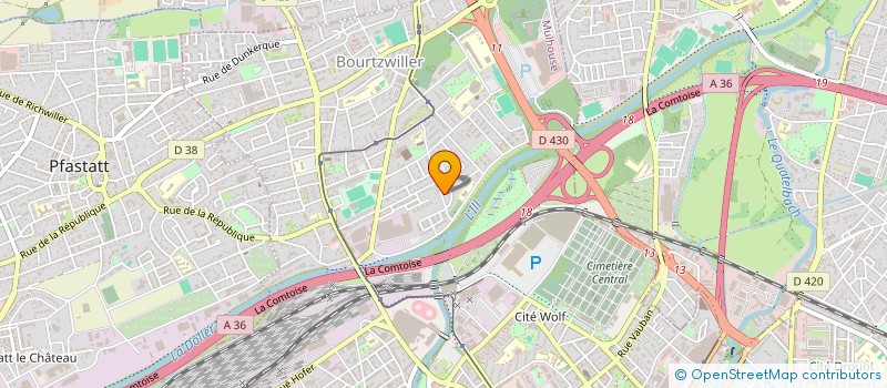 localisation de l'entreprise 902 422 138   MULHOUSE