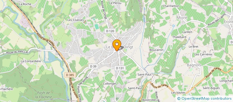 localisation de l'entreprise 902 422 443   VAL D'OINGT