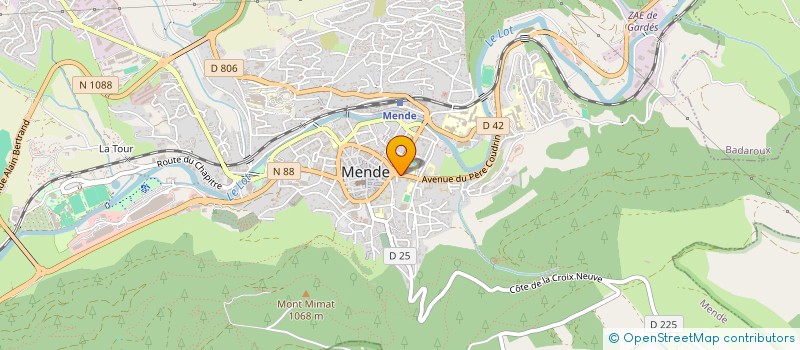 localisation de l'entreprise 902 489 533   MENDE