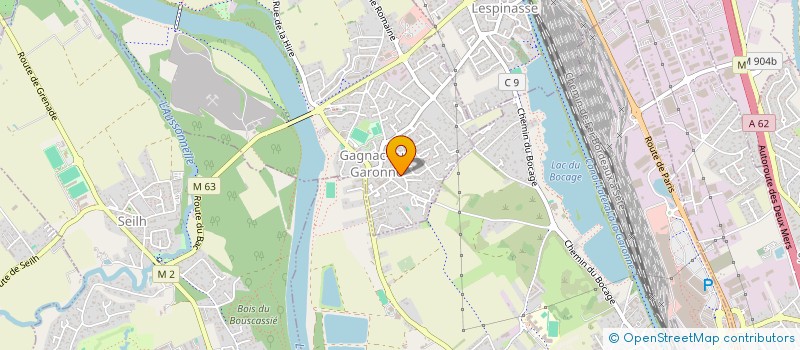 localisation de l'entreprise 902 494 707   GAGNAC-SUR-GARONNE