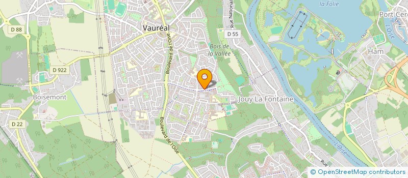 localisation de l'entreprise 902 520 105  à VAUREAL