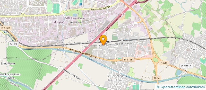 localisation de l'entreprise 902 544 691   VILLENEUVE-LES-BEZIERS