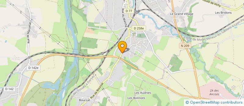 localisation de l'entreprise 902 589 175   SAINT-GERMAIN-DES-FOSSES