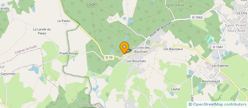 localisation de l'entreprise 902 597 467   SAINT-PRIEST-SOUS-AIXE