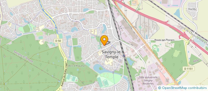 localisation de l'entreprise 902 599 133   SAVIGNY-LE-TEMPLE