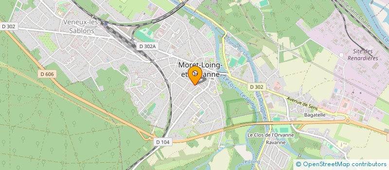 localisation de l'entreprise 902 601 053   MORET-LOING-ET-ORVANNE