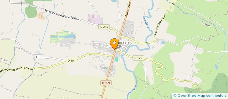 localisation de l'entreprise 902 603 521   SEISSAN