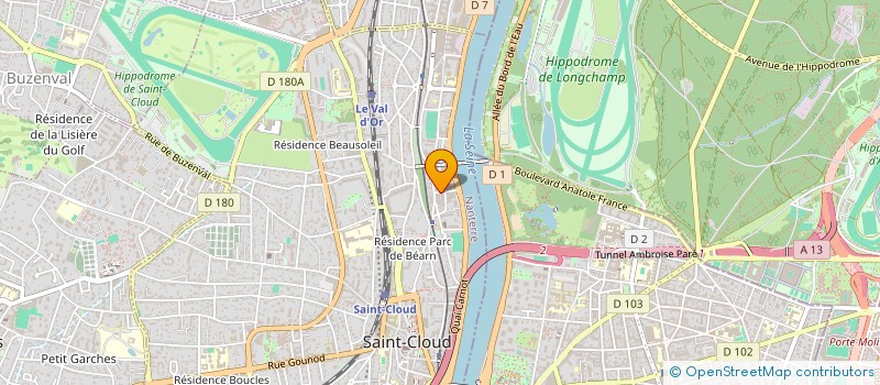localisation de l'entreprise 902 608 686  à SAINT-CLOUD