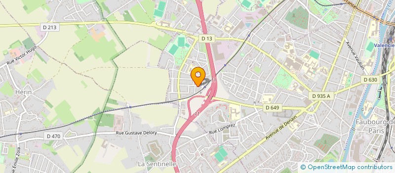 localisation de l'entreprise 902 684 802   VALENCIENNES