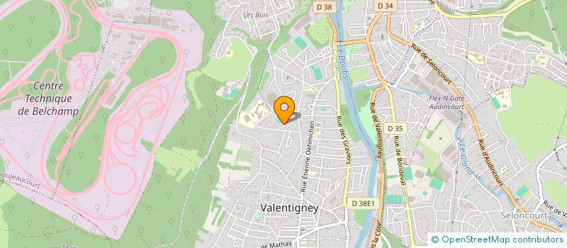 localisation de l'entreprise 902 686 765   SELONCOURT