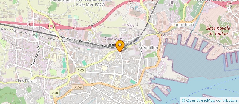 localisation de l'entreprise 902 695 998   LA SEYNE-SUR-MER