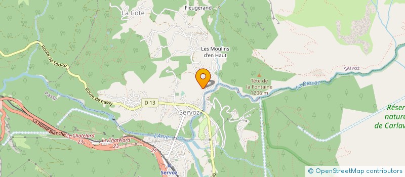 localisation de l'entreprise 902 701 028   SERVOZ