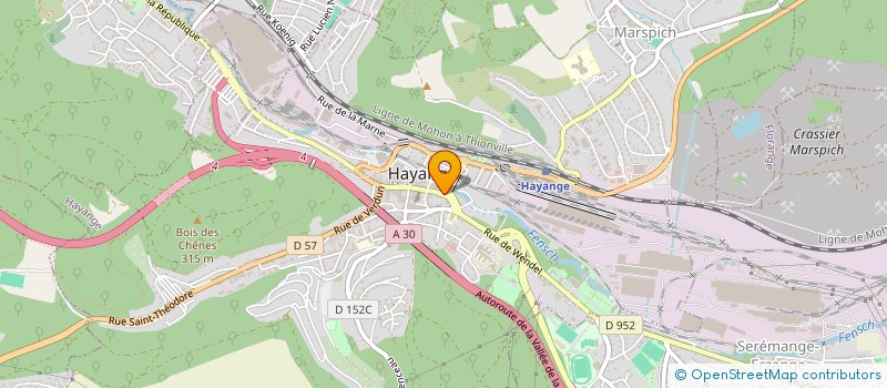 localisation de l'entreprise 902 723 451   HAYANGE