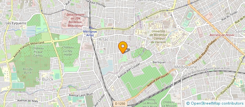 localisation de l'entreprise 902 731 223   MERIGNAC