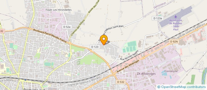 localisation de l'entreprise 902 732 304   ROMANS-SUR-ISERE