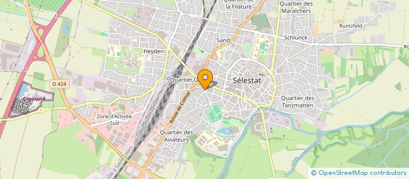 localisation de l'entreprise 902 792 449 à SELESTAT