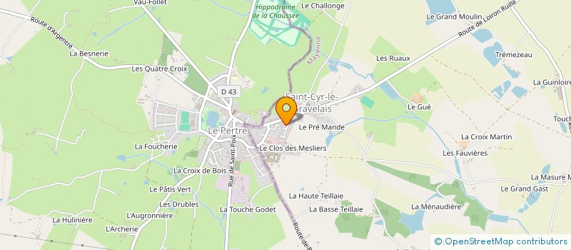 localisation de l'entreprise 902 800 739   SAINT-CYR-LE-GRAVELAIS