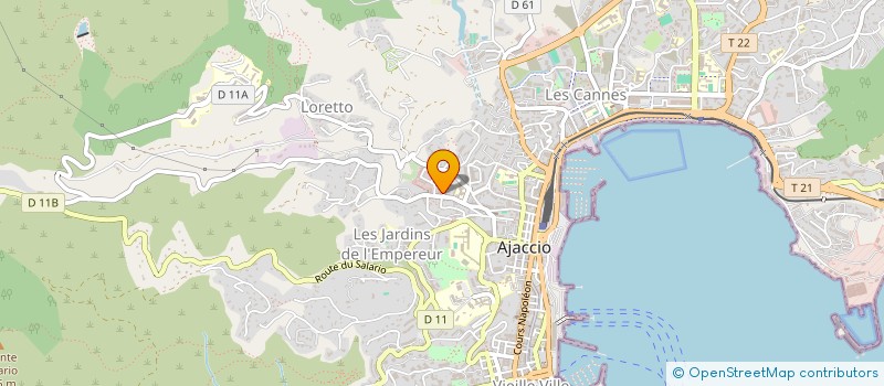 localisation de l'entreprise 902 803 105   AJACCIO