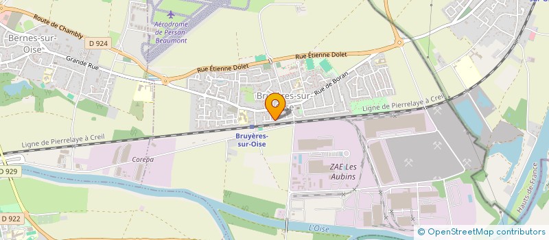 localisation de l'entreprise 902 809 136   BRUYERES-SUR-OISE