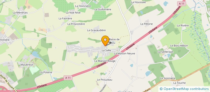 localisation de l'entreprise 902 834 795  à LA CHAPELLE-SUR-ERDRE