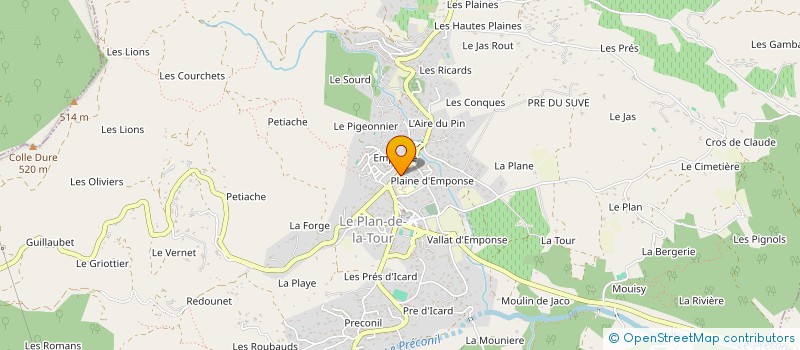 localisation de l'entreprise 902 841 493   SILLANS-LA-CASCADE