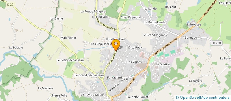 localisation de l'entreprise 902 848 456 à ROCHECHOUART