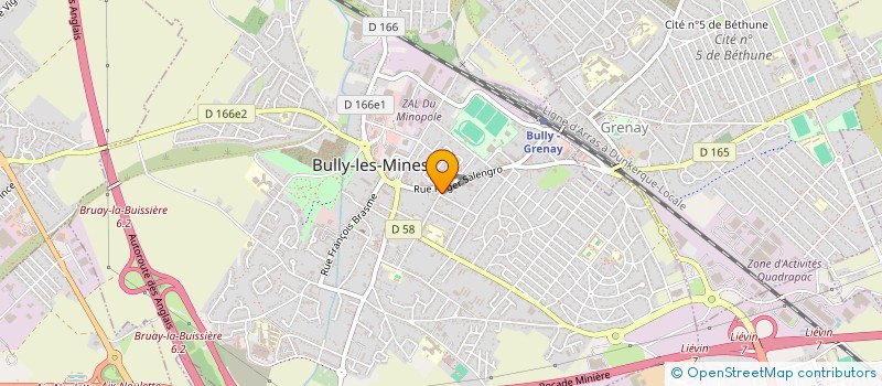 localisation de l'entreprise 902 909 092   BULLY-LES-MINES