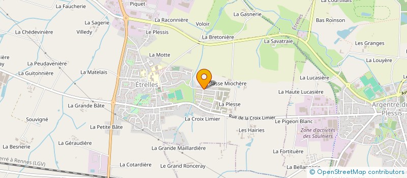 localisation de l'entreprise 902 923 820   ETRELLES