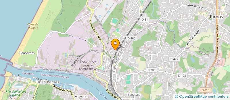 localisation de l'entreprise 902 953 967   TARNOS