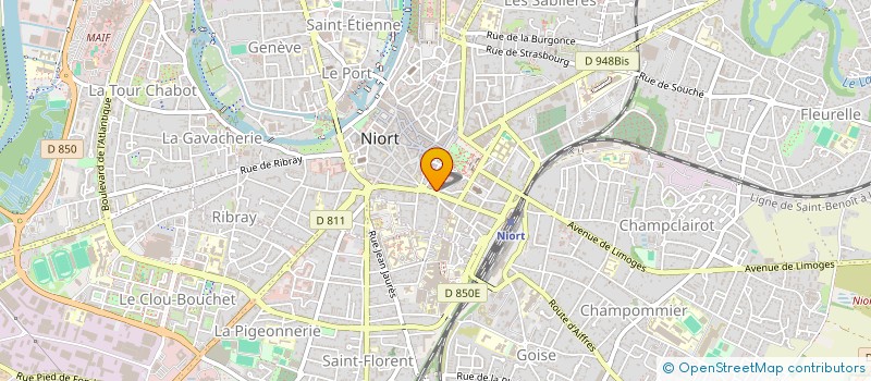 localisation de l'entreprise 902 956 929 à NIORT