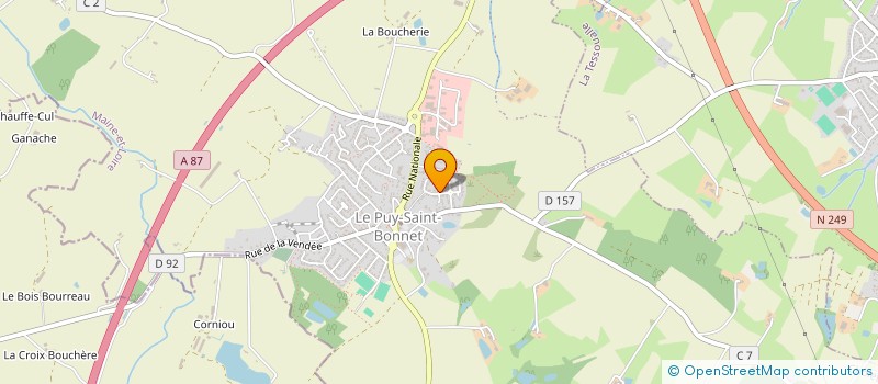 localisation de l'entreprise 903 040 632 à LA SEGUINIERE