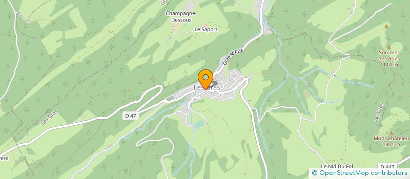 localisation de l'entreprise 903 097 467   LES GRAS