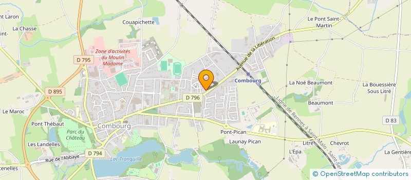 localisation de l'entreprise 903 135 093   COMBOURG