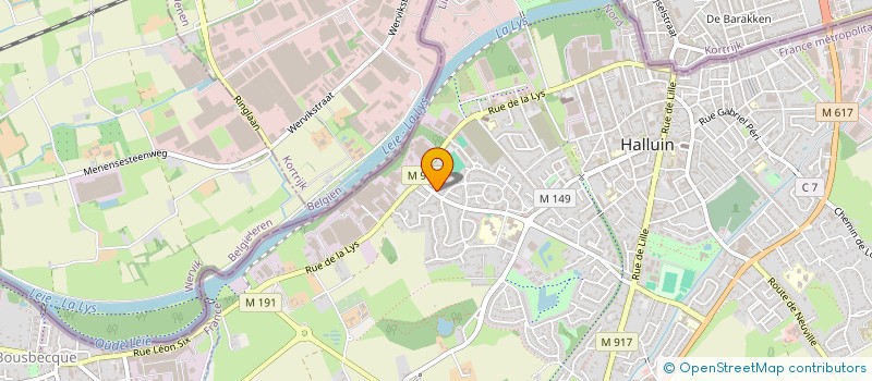 localisation de l'entreprise 903 320 885   HALLUIN