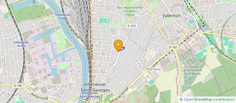 localisation de l'entreprise 903 332 302   VILLENEUVE-SAINT-GEORGES