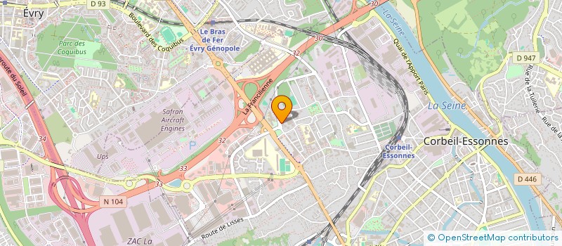 localisation de l'entreprise 903 450 674   CORBEIL-ESSONNES