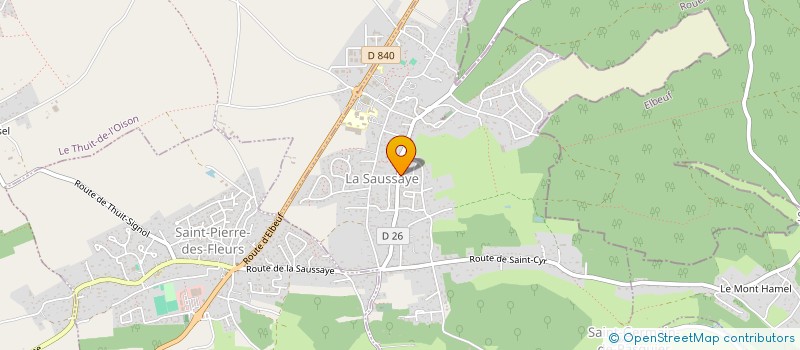 localisation de l'entreprise 903 583 334   LA SAUSSAYE